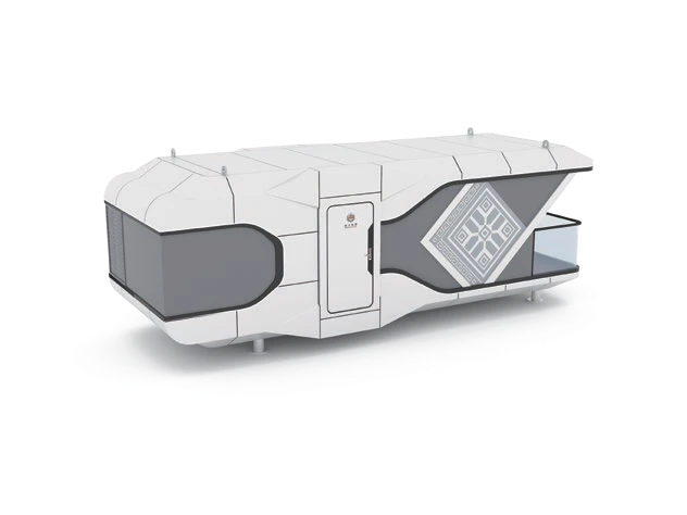 Nova Edge Plus. Удлинённая капсула с декоративной боковой панелью.